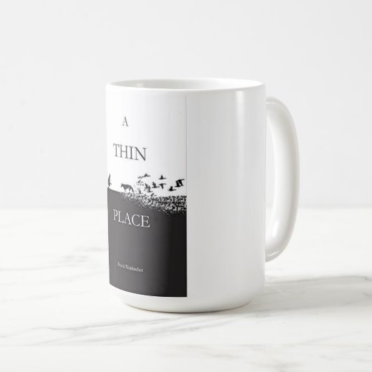 EIN DÜNNER PLATZ KAFFEETASSE (VorderseiteRechts)