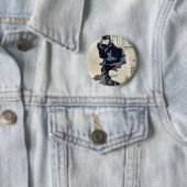 Ein durch Utagawa, Kuniyoshi Ukiyoe Button (Beispiel)
