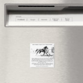 "Ein durchdachtes Training" Magnet (In Situ (Geschirrspüler))