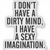 Ein düsteres und lustiges Zitat Aufkleber (Vorderseite)