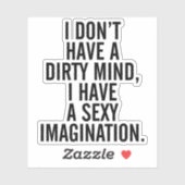 Ein düsteres und lustiges Zitat Aufkleber (Blatt)