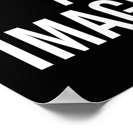 Ein düsteres und lustiges Zitat Poster (Ecke)