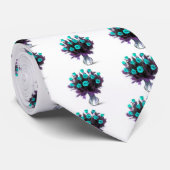 Ein Dutzend blaue Rose - Geschenke Krawatte (Gerollt)