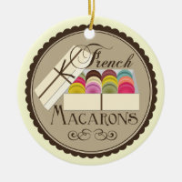 Ein Dutzend Franzosen Macarons in Geschenkboxen