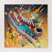 Ein dynamischer Running Shoe entfesselt Puzzle (Horizontal)