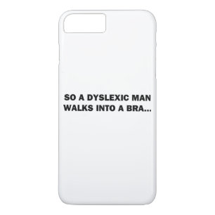 Ein Dyslexer läuft in eine Bra Case-Mate iPhone Hülle