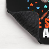 Ein echter Champion ist ein Shuttle Badminton Spie Mousepad (Ecke)