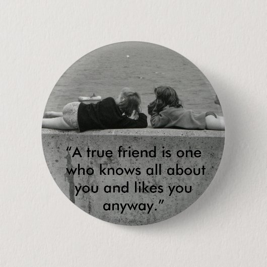 Ein echter Freund Button (Vorderseite)