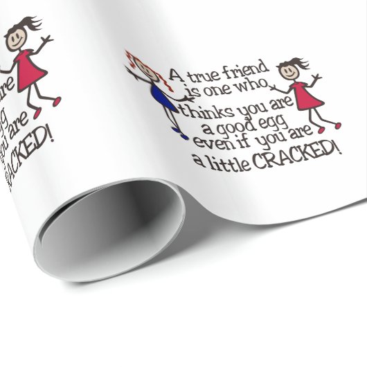 Ein echter Freund Geschenkpapier (Rolleneckpunkt)