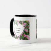 Ein echter Freund ist der beste Besitz. Tasse (Vorderseite Links)