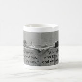 Ein echter Freund Kaffeetasse (Mittel)