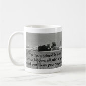 Ein echter Freund Kaffeetasse (Links)