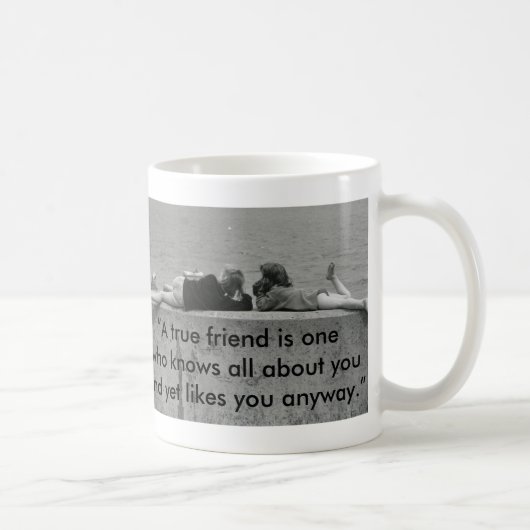 Ein echter Freund Kaffeetasse (Rechts)