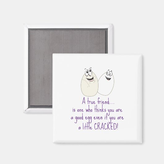 Ein echter Freund Magnet (Vorderseite/Rückseite)