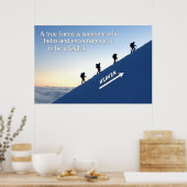 Ein echter Freund Poster (Küche)