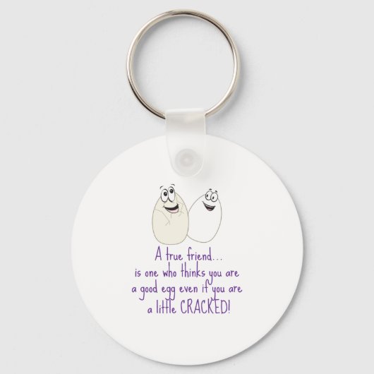 Ein echter Freund Schlüsselanhänger (Vorderseite)
