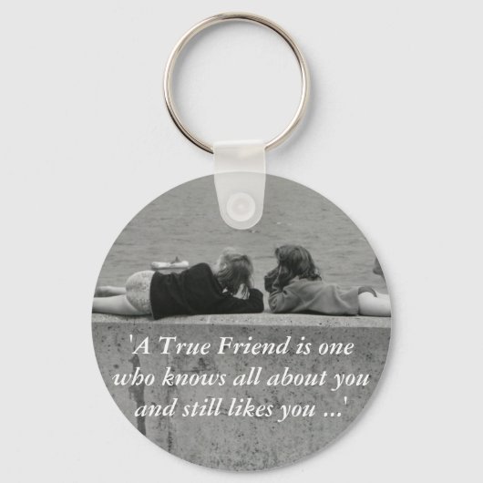 Ein echter Freund Schlüsselanhänger (Vorderseite)