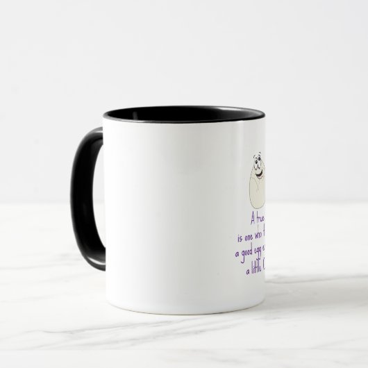 Ein echter Freund Tasse (Vorderseite Links)