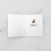 Ein echter Freund zum Geburtstag wünscht geklappte Karte (Innenseite)