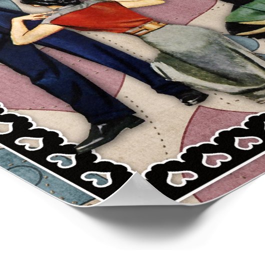 Ein echter Haken Poster (Ecke)