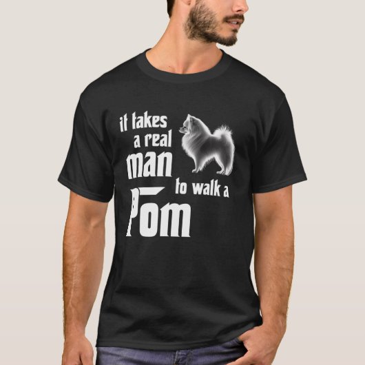 Ein echter Mann braucht einen Spitz 1 T-Shirt (Vorderseite)