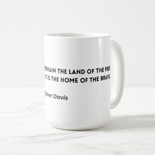 Ein echter Patriot Kaffeetasse (VorderseiteRechts)