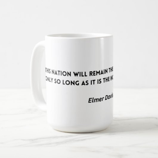 Ein echter Patriot Kaffeetasse (Vorderseite Links)
