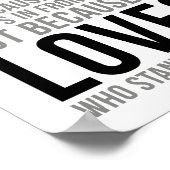 Ein echter Polizeibeamter kämpft Poster (Ecke)