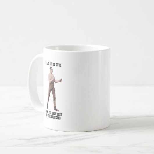 Ein echter übermäßig männlicher Mann Kaffeetasse (Vorderseite Links)