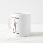 Ein echter übermäßig männlicher Mann Kaffeetasse (Vorderseite Links)