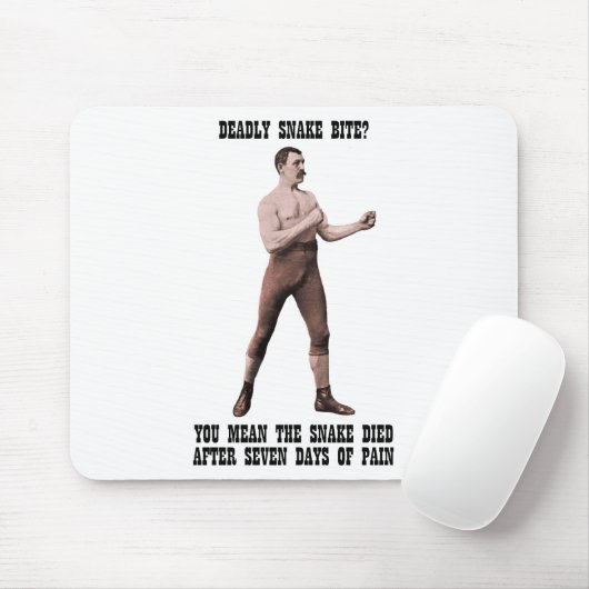 Ein echter übermäßig männlicher Mann Mousepad (Mit Mouse)