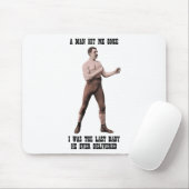 Ein echter übermäßig männlicher Mann Mousepad (Mit Mouse)