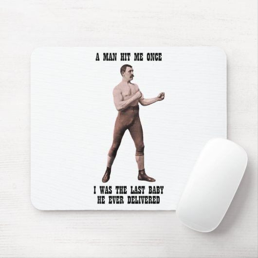 Ein echter übermäßig männlicher Mann Mousepad (Mit Mouse)