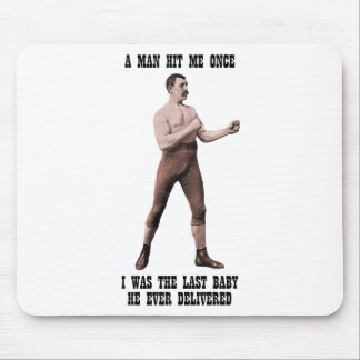 Ein echter übermäßig männlicher Mann Mousepad