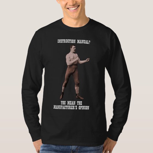 Ein echter übermäßig männlicher Mann T-Shirt (Vorderseite)