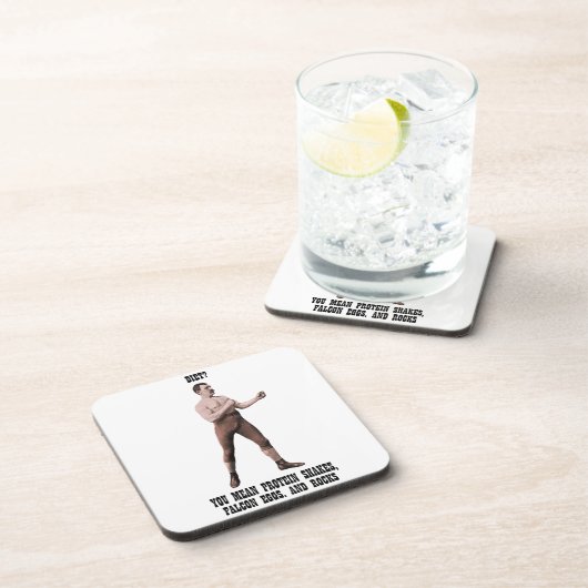 Ein echter übermäßig männlicher Mann Untersetzer (Rechte Seite)