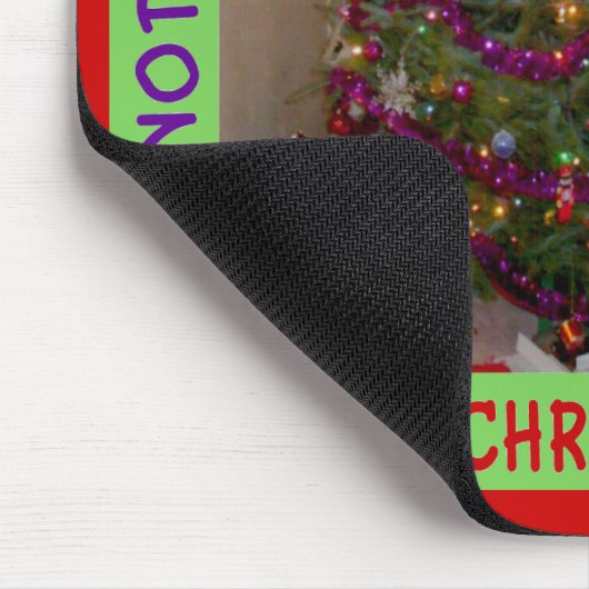 Ein echter Weihnachtsbaum Mousepad (Ecke)