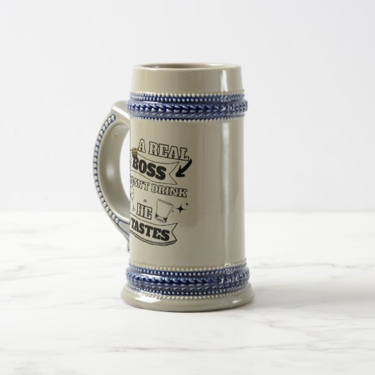 Ein echtes Bootangebot Bierglas (Vorderseite Links)