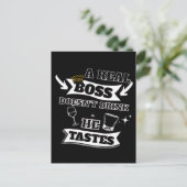 Ein echtes Bootangebot Postkarte (Stehend Vorderseite)