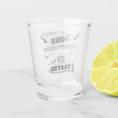 Ein echtes Bootangebot Schnapsglas (Rückseite)