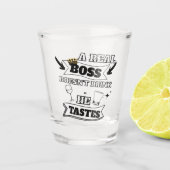 Ein echtes Bootangebot Schnapsglas (Vorderseite)