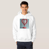 Ein echtes Spiegelbild des Valentinstag Hoodie (Vorne ganz)