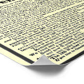 Ein echtes Washer Poster aus dem Jahr 1900 (Ecke)