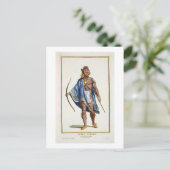 Ein Edelinder aus der Ottawa Nation, 1780 (Colou Postkarte (Stehend Vorderseite)