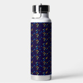 Ein Edelstahlbecher mit einem lebendigen Trinkflasche (rechts)