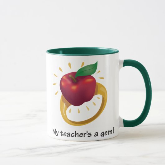 Ein Edelstein meines Lehrers! Tasse (Rechts)