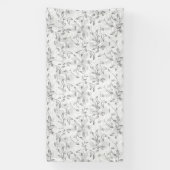 Ein edles, schwarz-weißes Blumenmotiv, Highlighti Banner (Vertikal)