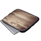 Ein Effekt des Sun, Normandie c.1857 (Sepia-Foto Laptopschutzhülle (Vorne Knopf)