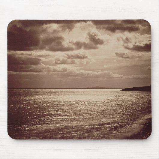 Ein Effekt des Sun, Normandie c.1857 (Sepia-Foto Mousepad (Vorne)