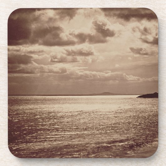 Ein Effekt des Sun, Normandie c.1857 (Sepia-Foto Untersetzer (Vorderseite)